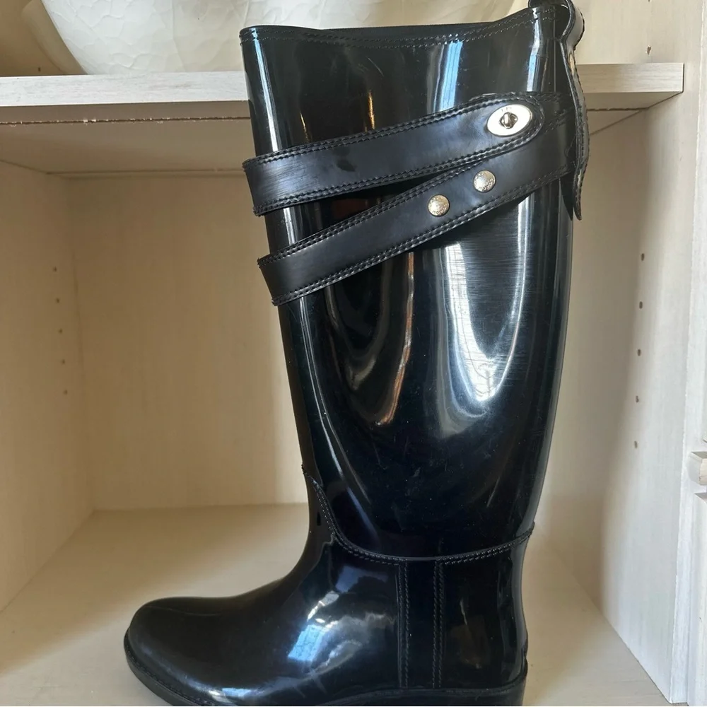 Coach Black Tall Boots